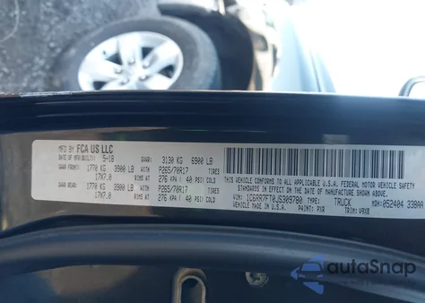 2018 Ram 1500 Tradesman 4X4 6'4 Box from USA, damaged, VIN 1C6RR7FT0JS309780